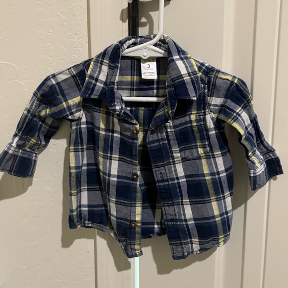 2 carters infant button down shirts - Picture 3 of 4